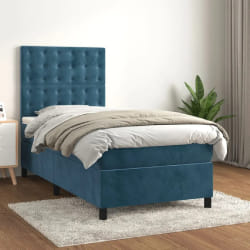 VIDAXL - Bleu foncé 80x200 cm