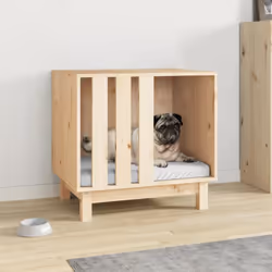 Cette niche super cool pour chien offrira à vos amis à fourrure un endroit confortable où se blottir. Bois de pin massif : le ...