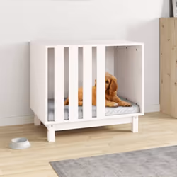 Cette niche super cool pour chien offrira à vos amis à fourrure un endroit confortable où se blottir. Bois de pin massif : le ...