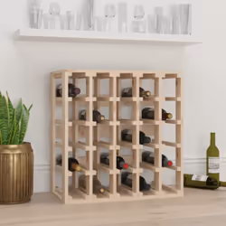 Rangez, vieillissez et présentez votre vin avec style grâce à ce casier à bouteilles en bois ! Bois de pin massif : le bois d ...