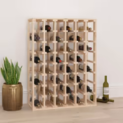 Rangez, vieillissez et présentez votre vin avec style grâce à ce casier à bouteilles en bois ! Bois de pin massif : le bois d ...