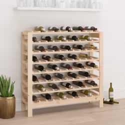 Rangez, vieillissez et présentez votre vin avec style grâce à ce casier à bouteilles en bois ! Bois de pin massif : le bois d ...