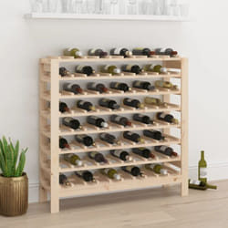 Casier à vin 109,5x30x107,5 cm Bois de pin massif Vidaxl