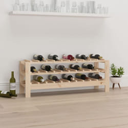 Vidaxl - Casier à vin 109,5x30x42 cm Bois de pin massif