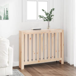 Cache-radiateur 108,5x19x84 cm Bois massif de pin Vidaxl