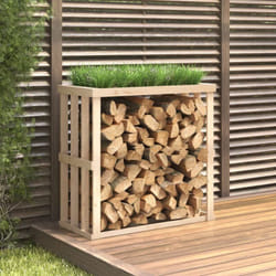 Vidaxl - Porte-bûches d'extérieur 108x52x106 cm Bois massif de pin