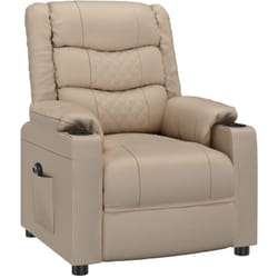 Vidaxl - Fauteuil inclinable électrique Cappuccino Similicuir