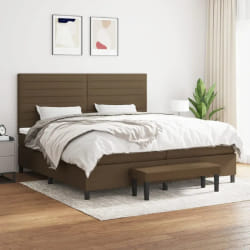 VIDAXL Sommier à lattes - 200x200 cm - Marron foncé