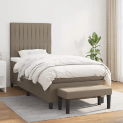 vidaXL Sommier Taupe