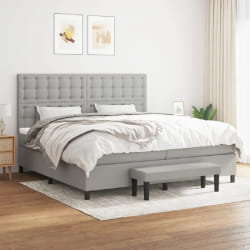 VIDAXL Gris clair 200x200 cm