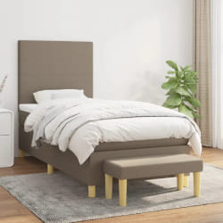 VidaXL Sommier Taupe 90x200 cm