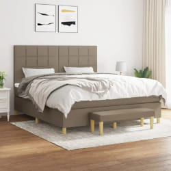 vidaXL Sommier Taupe