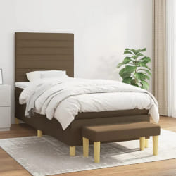 vidaXL Sommier à lattes 80x200 cm - Marron foncé