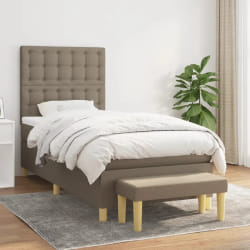 VIDAXL Taupe 90x200 cm