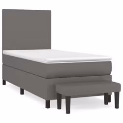 VidaXL 3137531, Bois/faux cuir, Gris, 70 x 30 mm, 1 pièce(s)