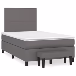VidaXL 3137549, Bois/faux cuir, Gris, 100 x 30 mm, 1 pièce(s)