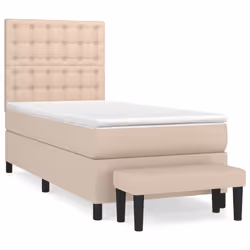VidaXL 3137646, Bois/faux cuir, Beige, Beige, 70 x 30 mm, 1 pièce(s)