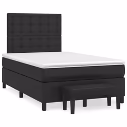 VidaXL 3137653, Bois/faux cuir, Noir, Noir, 70 x 30 mm, 1 pièce(s)