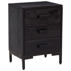 VidaXL 3120341 Table de nuit et table de chevet Noir