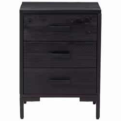 VidaXL 3120341 Table de nuit et table de chevet Noir