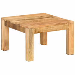 Cette table basse carrée en bois est destinée à ajouter une touche de style campagnard à votre décor actuel. Bois de manguier ...
