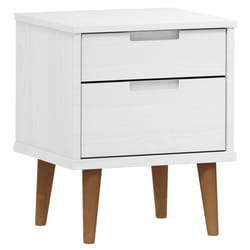 VidaXL 350496 Table de nuit et table de chevet Blanc