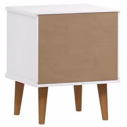 VidaXL 350496 Table de nuit et table de chevet Blanc - Vue supplémentaire 6