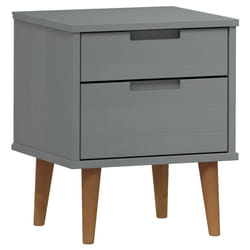 VidaXL 350497 Table de nuit et table de chevet Gris