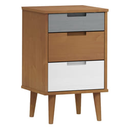 VidaXL 350498 Table de nuit et table de chevet Marron