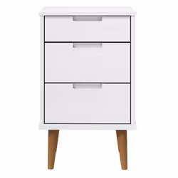 VidaXL 350499 Table de nuit et table de chevet Blanc - Vue supplémentaire 4