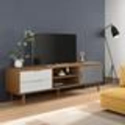 vidaXL Meuble TV MOLDE Marron 158x40x49 cm Bois de pin massif