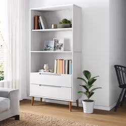 VidaXL 350541, Blanc, Bois, Bois, Bois de pin, Bois, 850 mm, 350 mm