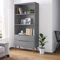 VidaXL 350542, Gris, Bois, Bois, Bois de pin, Bois, 850 mm, 350 mm