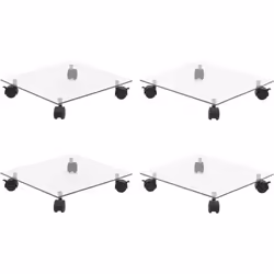 Déplacez rapidement vos plantes ou fleurs en pot sur ces supports roulants à plantes pratiques ! Avec leur design compact et  ...
