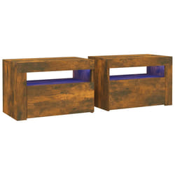 VidaXL 3144972 Table de nuit et table de chevet Chêne