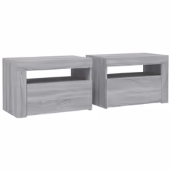VidaXL 3144973 Table de nuit et table de chevet Chêne