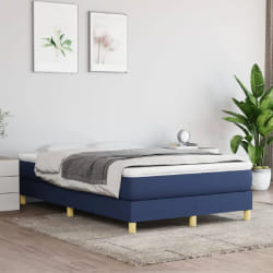 lit avec matelas et LED Bleu 120x200