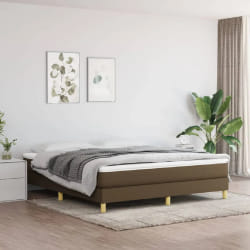 vidaXL Sommier à lattes 180x200 cm - Marron foncé