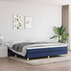 vidaXL Sommier et Matelas - Bleu