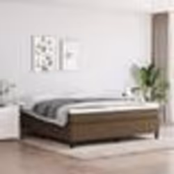vidaXL Sommier à lattes de lit avec matelas Marron foncé 160x200 cm - 160 x 200 cm