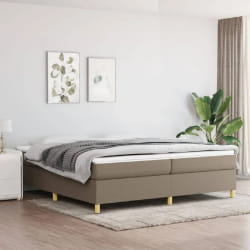 vidaXL Taupe Tissu