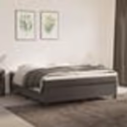vidaXL Sommier à lattes de lit et matelas Gris foncé 180x200cm Velours - 80 x 200 cm