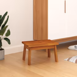 Ce tabouret-escabeau en bois dégage un charme rustique et est un accessoire contemporain pratique pour votre cuisine, salon e ...
