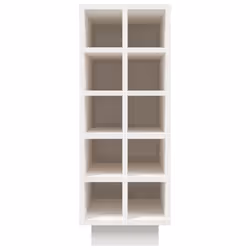 VidaXL 820972 Porte-bouteilles en Bois Blanc - Vue supplémentaire 5