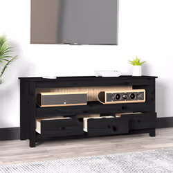 VidaXL 821506 Support TV et centre de divertissement