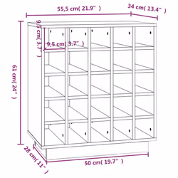 VidaXL 821531 armoire à vin - Vue supplémentaire 8