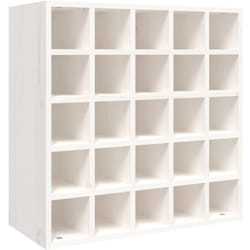Vidaxl - Armoire à vin Blanc 56x25x56 cm Bois de pin massif