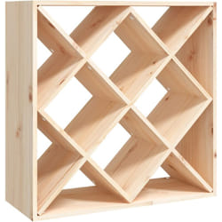 Vidaxl - Armoire à vin 62x25x62 cm Bois de pin massif