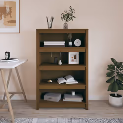 Cette bibliothèque classique en bois présente un design élégant et moderne, ce qui en fait un supplément attrayant et pratiqu ...