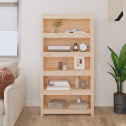 Cette bibliothèque classique en bois présente un design élégant et moderne, ce qui en fait un supplément attrayant et pratiqu ...